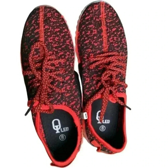 Women's LED light up footwear - LED Sneakers - Tennis Shoes Size 8 - Picture 4 of 16